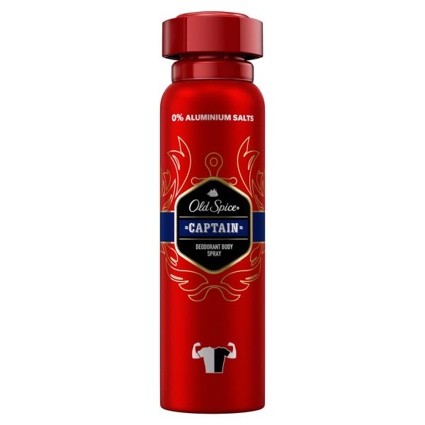 Old Spice Captain Deodorant Body Spray