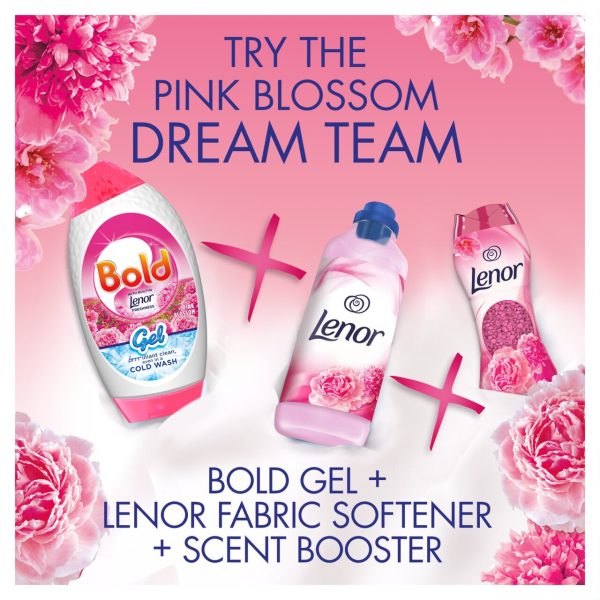 Bold 2in1 Washing Liquid Gel Pink Blossom 40w