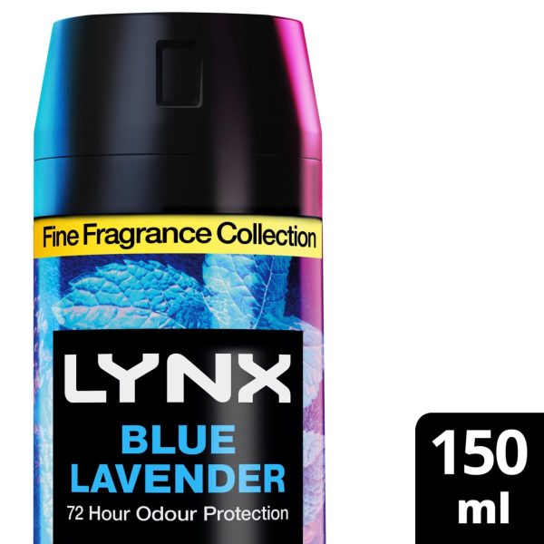 Lynx Fine Fragrance Collection Deodorant Bodyspray Blue Lavender