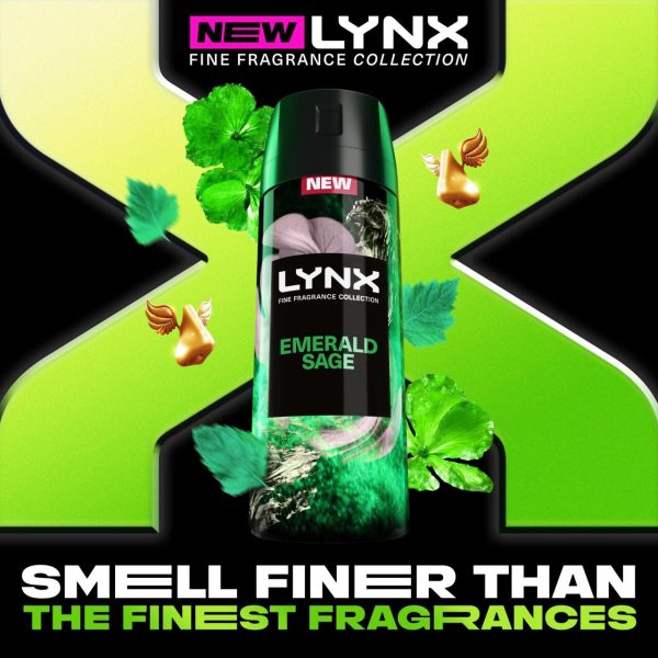 Lynx Fine Fragrance Collection Deodorant Bodyspray Emerald Sage