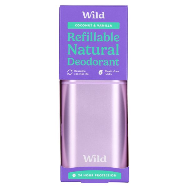 Wild Purple Case And Coconut & Vanilla Deodorant Starter Pack