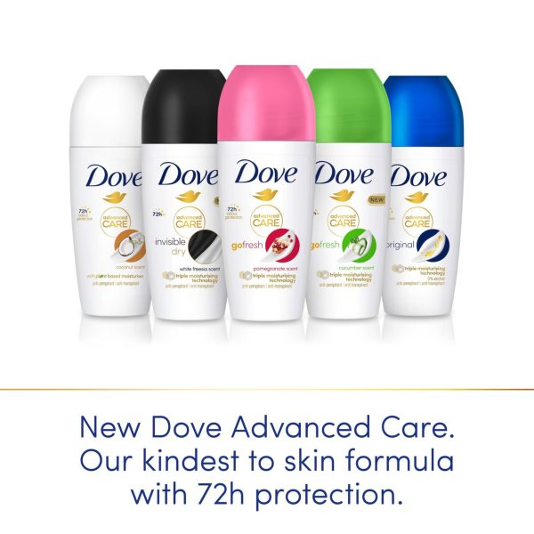 Dove Women Advanced Antiperspirant Deodorant Roll on Pomegranate