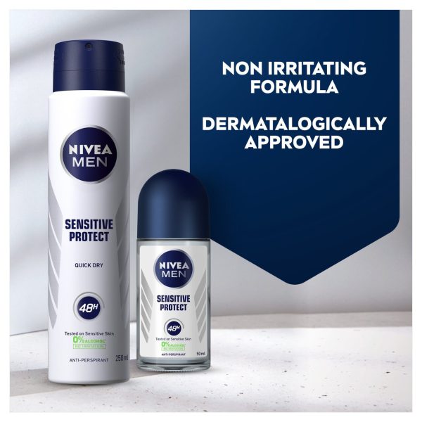 NIVEA MEN Sensitive Protect 48h Anti-Perspirant Deodorant Spray