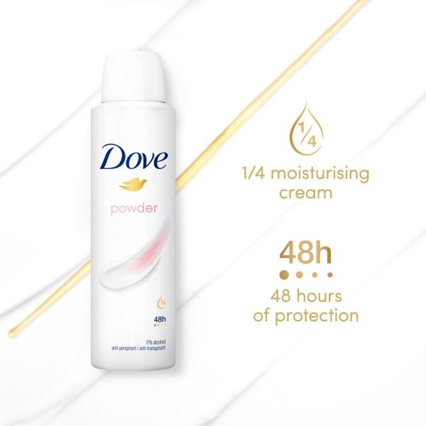 Dove Women Antiperspirant Deodorant Powder Aerosol