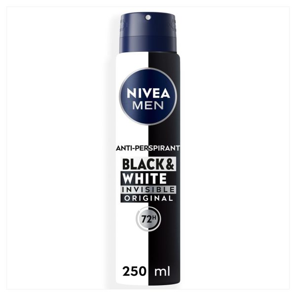 NIVEA MEN Black & White Original 72h Anti-Perspirant Deodorant Spray