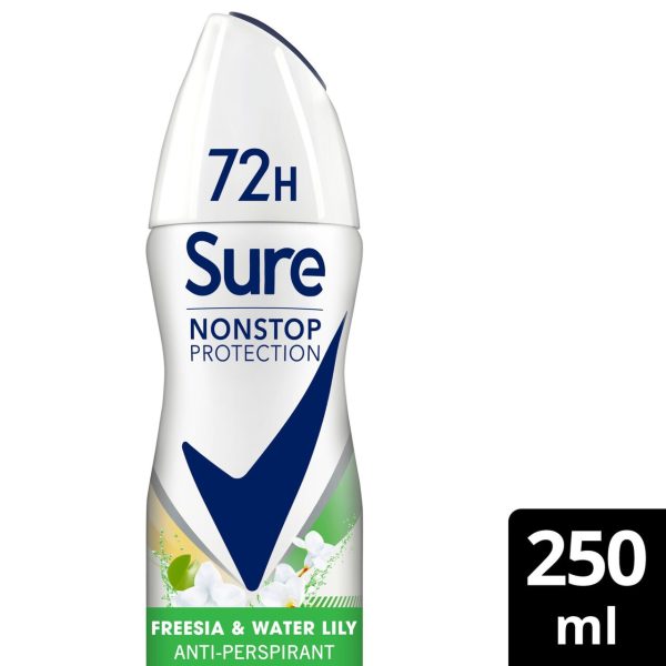 Sure Antiperspirant Deodorant Nonstop Freesia & Waterlily