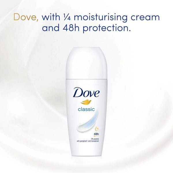 Dove Women Antiperspirant Deodorant Roll on Classic