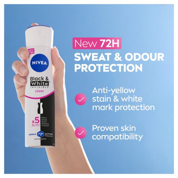 NIVEA Black & White Invisible Deodorant Spray