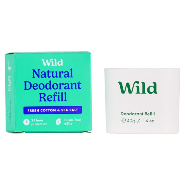 Wild Fresh Cotton & Sea Salt Deodorant Refill