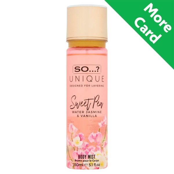 So Unique Sweet Pea Body Mist