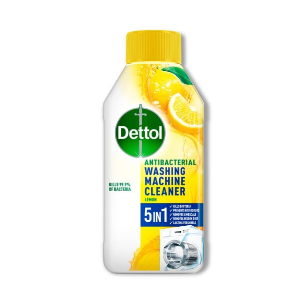 Dettol 5-In-1 Lemon Breeze Antibacterial Washing Machine Cleaner