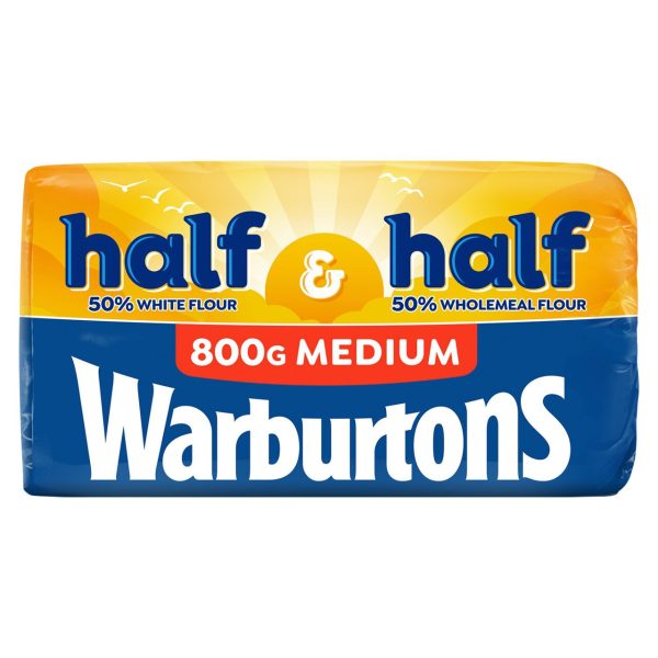 Warburtons Half And Half Medium Bread