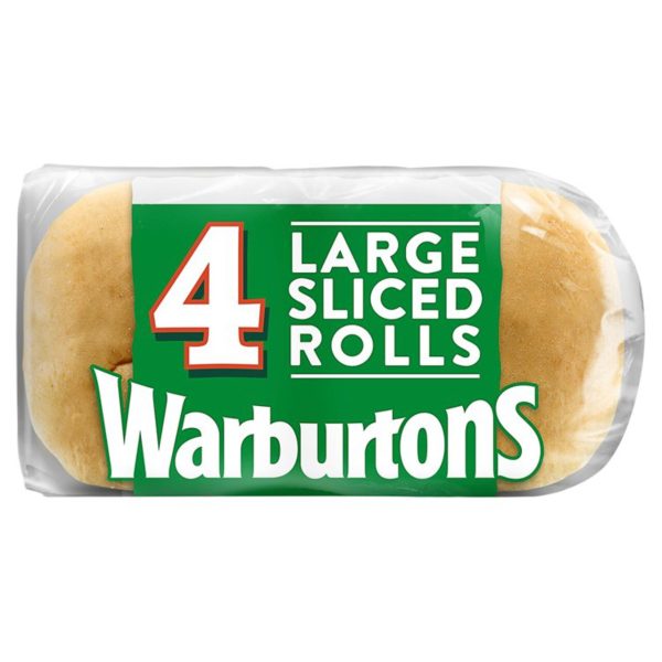 Warburtons Large White Rolls