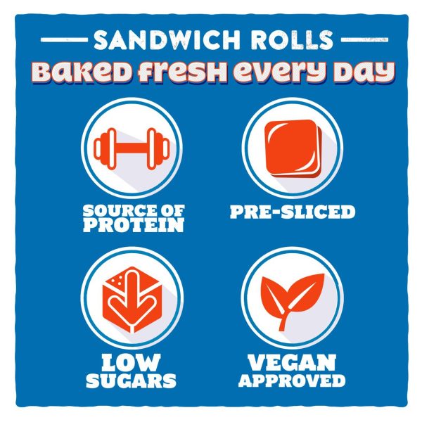 Warburtons Sliced Sandwich Rolls