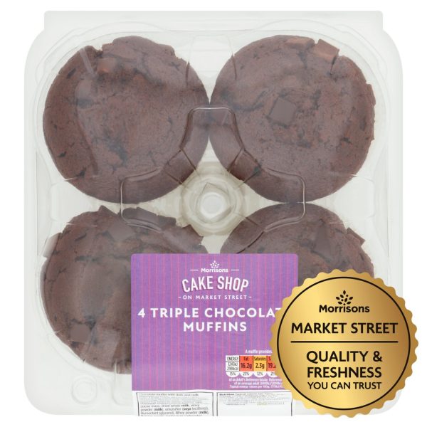 Market Street Triple Chocolate Muffins