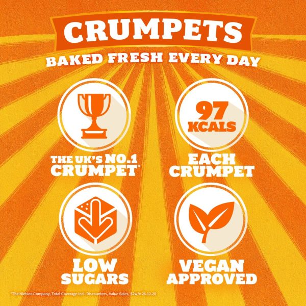 Warburtons 9 Crumpets