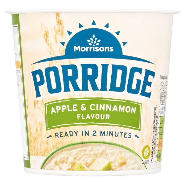 Morrisons Apple & Cinnamon Porridge Pot