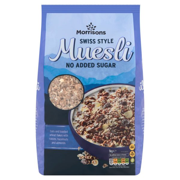 Morrisons No Added Sugar Swiss Style Muesli