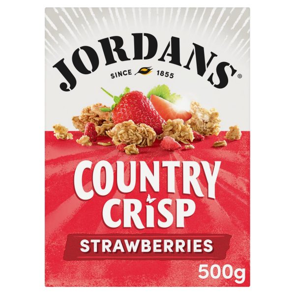 Jordans Country Crisp Breakfast Cereal with Sun-Ripe Strawberries