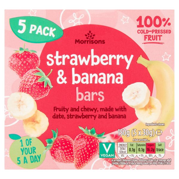 Morrisons Strawberry & Banana Bar