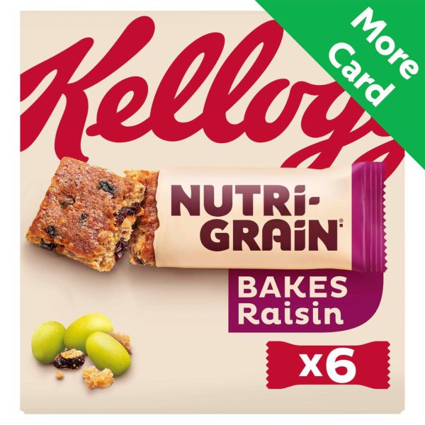 Kellogg's Nutri-Grain Bakes Raisin Snack Bars