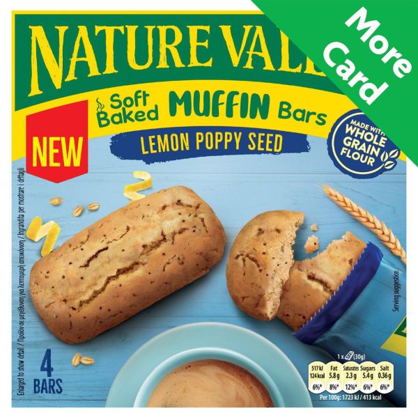 Nature Valley Muffin Bars Lemon Poppy Seed