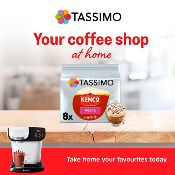 Tassimo Kenco Mocha Coffee Pods x8