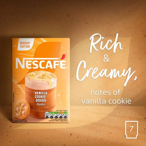 Nescafe Vanilla Cookie Dough Latte 7 Sachets