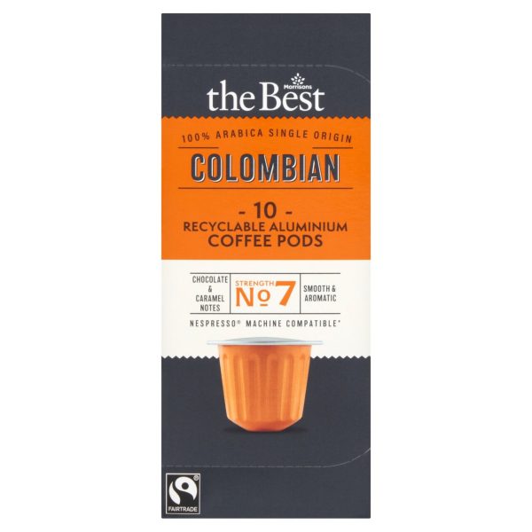 Morrisons The Best Fair Trade Colombian Pods