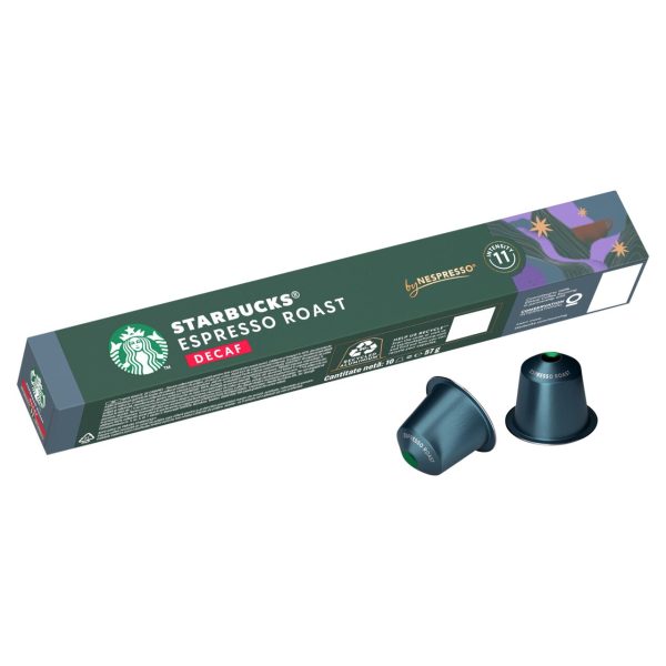 Starbucks by Nespresso Decaf Dark Espresso Roast Coffee Pods