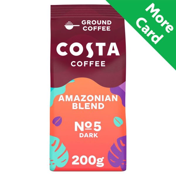 Costa Dark Amazonian Blend Ground For Cafetiere & Filter