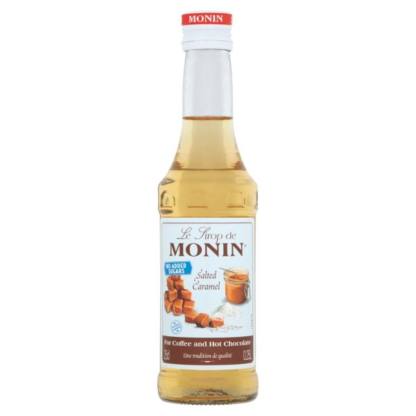 Monin No Added Sugar Salted Caramel Syrup