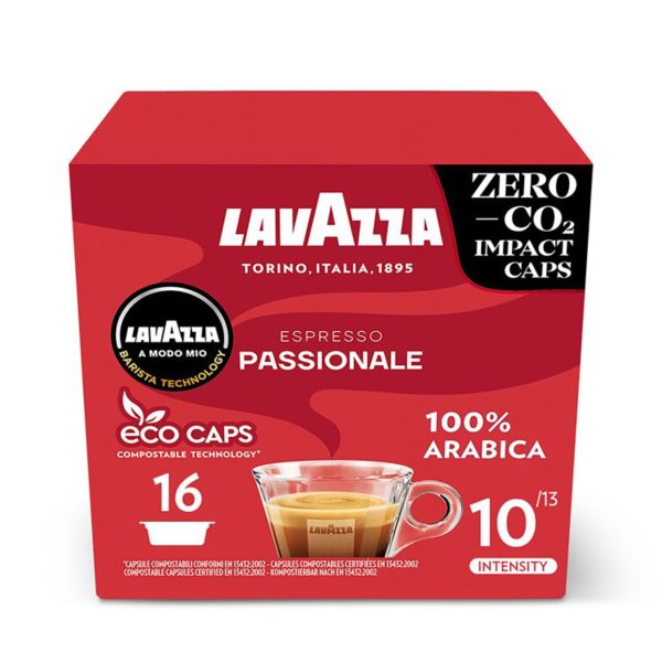 Lavazza A Modo Mio Passionale Coffee 16 Capsules