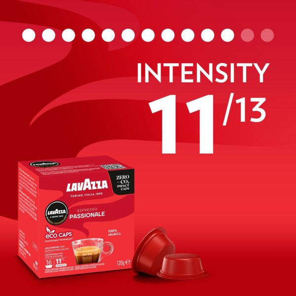 Lavazza A Modo Mio Passionale Coffee 16 Capsules