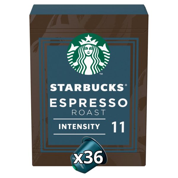 Starbucks By Nespresso Dark Espresso Roast Coffee 36 Pods