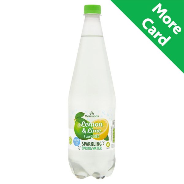 Morrisons No Added Sugar Sparkling Lemon & Lime Spring Water