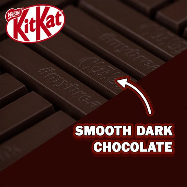 Kit Kat 2 Finger Dark Chocolate Biscuit Bar Multipack 9 Pack