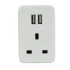 USB / European Travel Plug Single