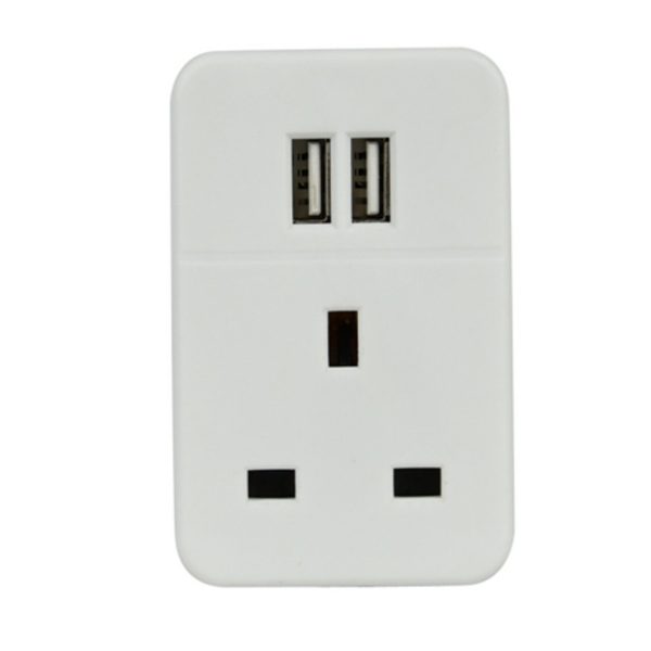 USB / European Travel Plug Single