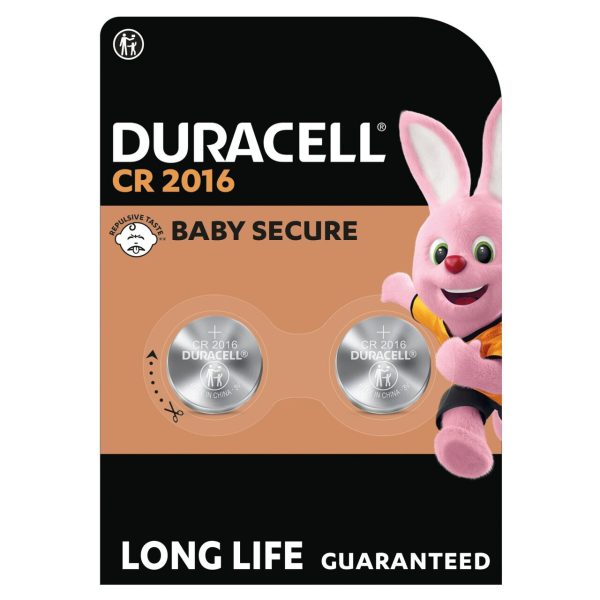 Duracell Lithium Coin 2016 Batteries 3V (CR2016 / DL2016)