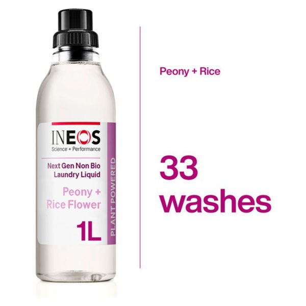 INEOS Non Bio Laundry 33 Washes Liquid Detergent Peony + Rice Milk