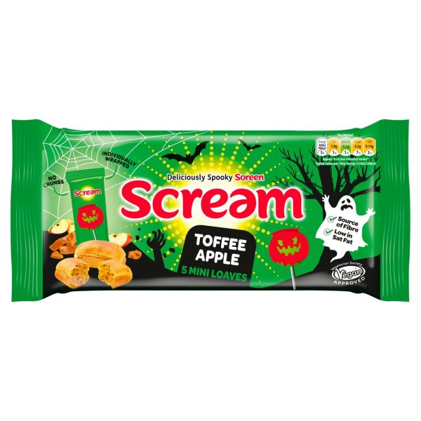 Soreen Toffee Apple Scream Deliciously Spooky Malt Loaf