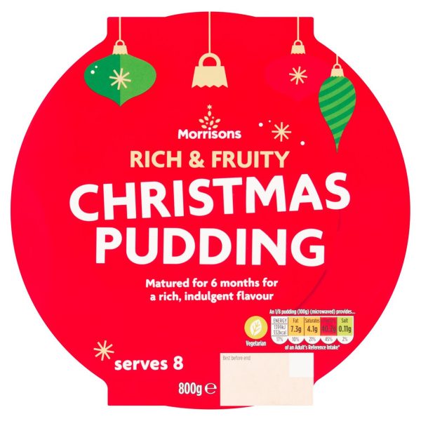 Rich & Fruity Christmas Pudding Serves 8