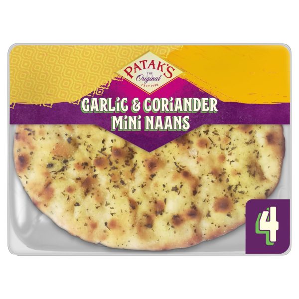 Patak's Garlic & Coriander Mini Naan Breads