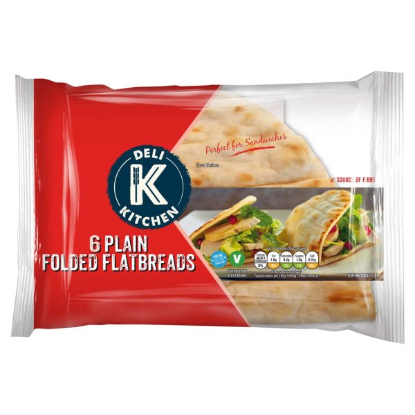 Deli Kitchen Plain Folded Flatbreads