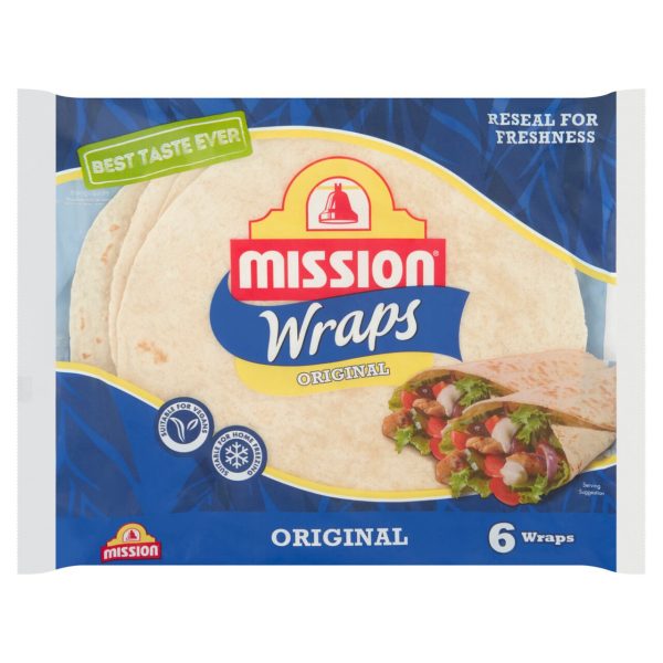 Mission Deli Plain Tortilla Wraps