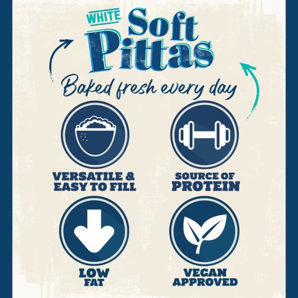 Warburtons Soft White Pittas