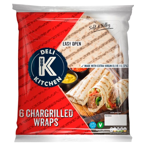 Deli Kitchen Chargrilled Tortilla Wraps