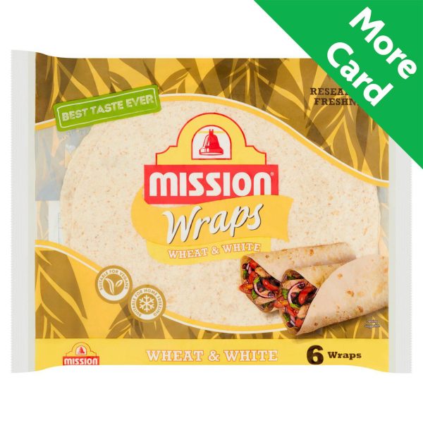 Mission Deli Wheat & White Tortilla Wraps