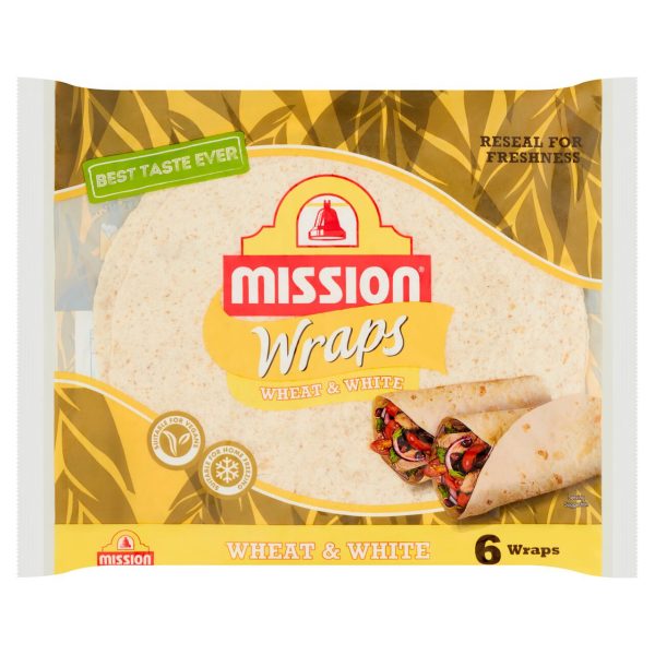 Mission Deli Wheat & White Tortilla Wraps